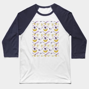 The Space Dab Pattern Baseball T-Shirt